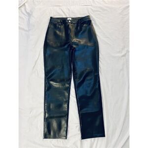Aritzia Wilfred Melina Leather Pants - Black - 12 (Large)